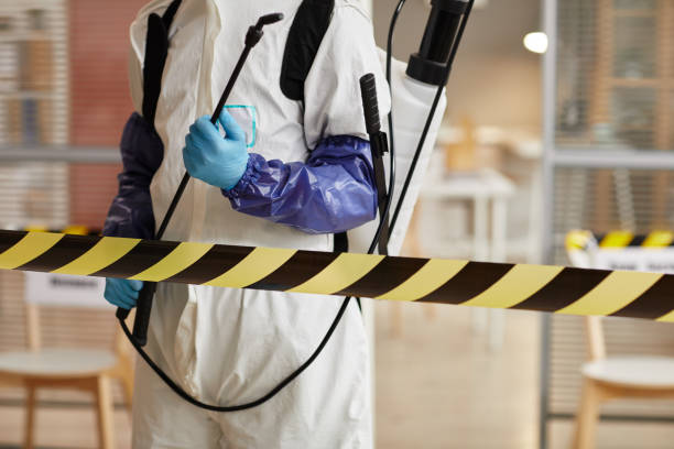 Professional Blood Cleanup technician working in Millington, NJ